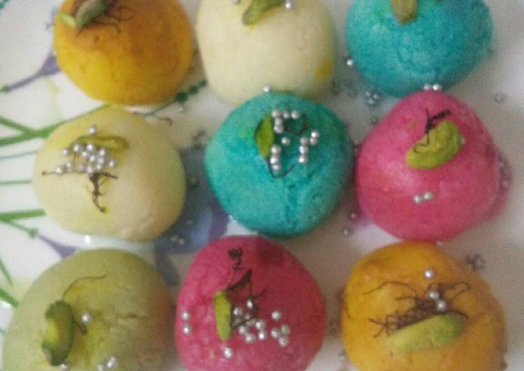 Colorful Rasgullas