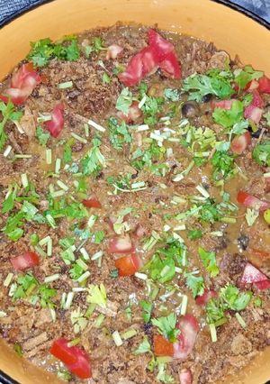 A picture of Indian Chickpea Batata.