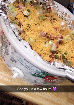 A picture of Cheesy Bacon Ranch Potatoes.