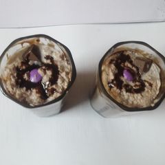 A picture of Oreo shake (without ice cream).