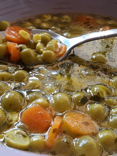 Una foto de Sopa de guisantes