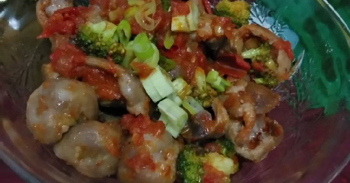  Resep  Ampela Ayam Balado dengan Brokoli  oleh Clark s Mom 