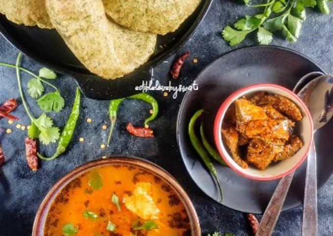 Simple Way to Make Quick Bathue ki puri with aloo tamatar ki subzi