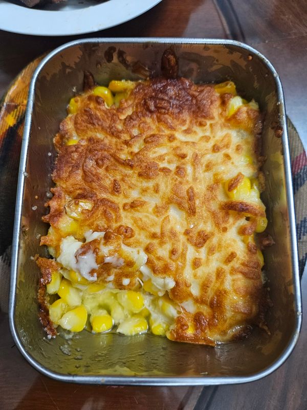 Ngô Phô Mai Nướng Nồi chiên không dầu