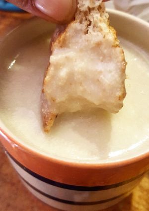 Una foto de Quaker de trigo con leche