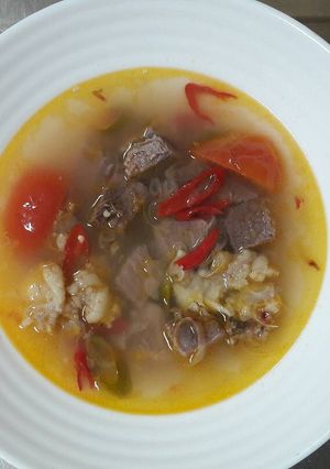 Foto resep Asem asem daging tanpa kecap #kitaberbagi