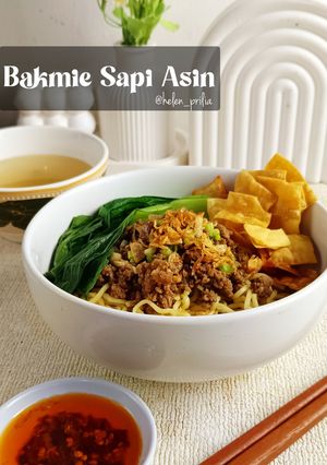 Foto resep Bakmie Sapi Asin