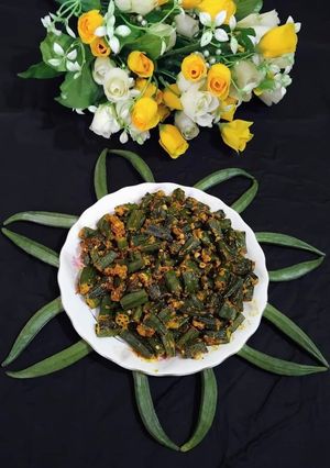 A picture of Mustard Okra.