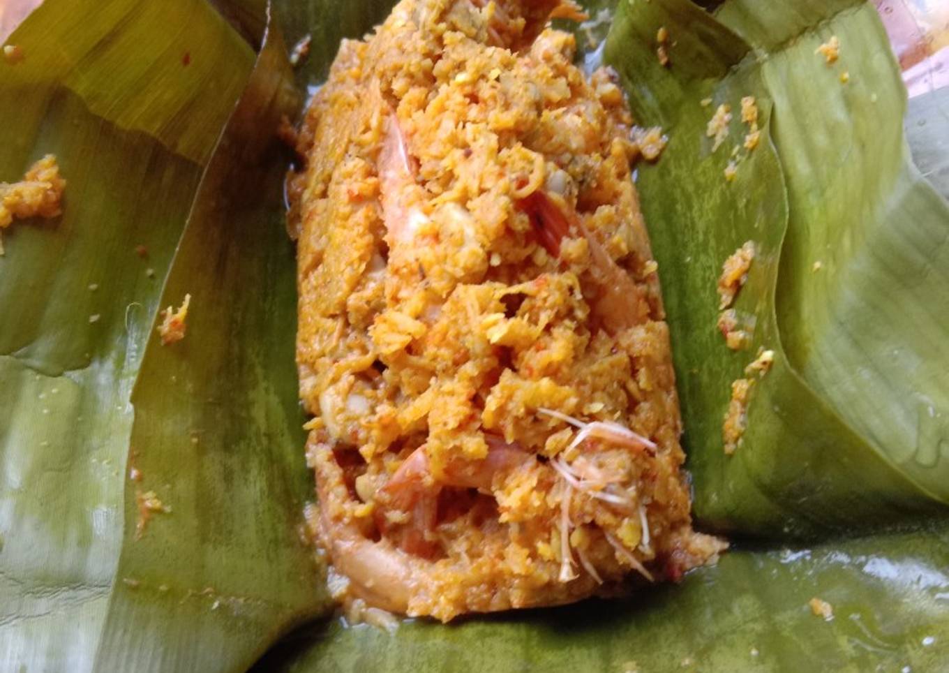 Botok Udang Tempe
