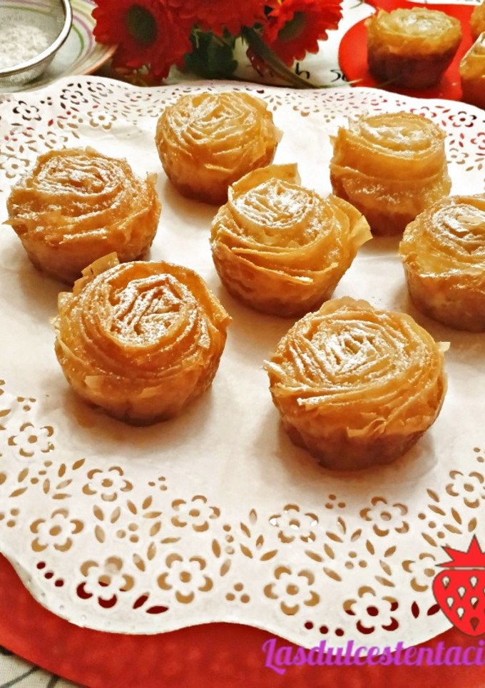 Una foto de Mini Tartas Flor