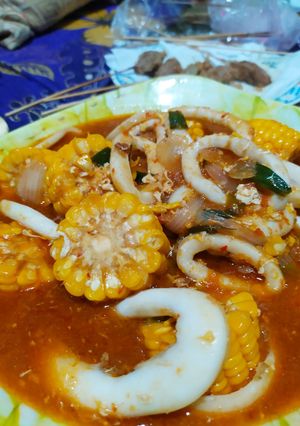 Foto resep 4.Cumi saos padang 🦑