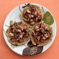 Una foto de Sopes de pulpo