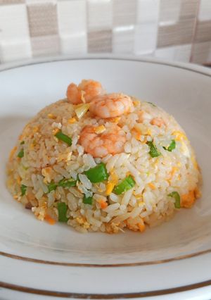 Foto resep Nasi Goreng Udang Telur