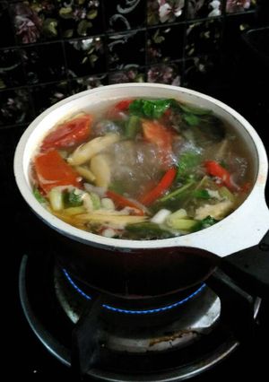 Foto resep Sup ikan kakap merah(tidak pedas)