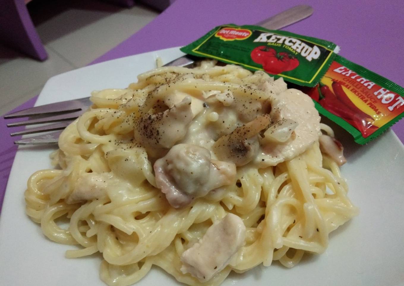 Spaghety Special creamy