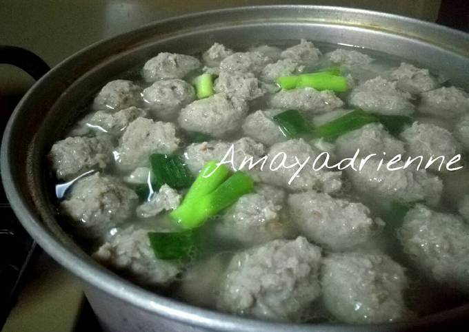 Resep Bakso Sapi Asli Oleh Amayadrienne Cookpad