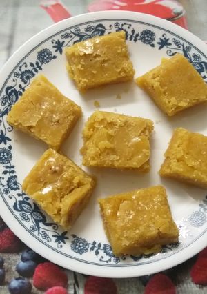 A picture of Mysore Pak.