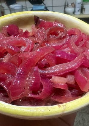Una foto de Cebolla Morada Encurtida en Conserva