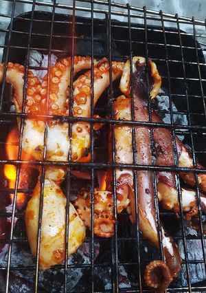 Hình của món Bạch tuộc nướng.