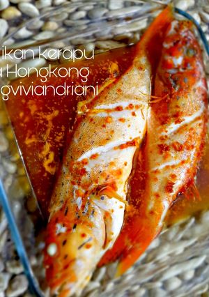 Foto resep Tim ikan kerapu ala hongkong