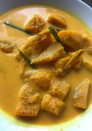 Gambar Labu Kuning🎃 masak lemak Cili padi