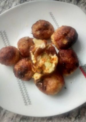 Una foto de Albóndigas de plátano
