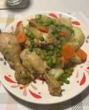 Pollo arvejado