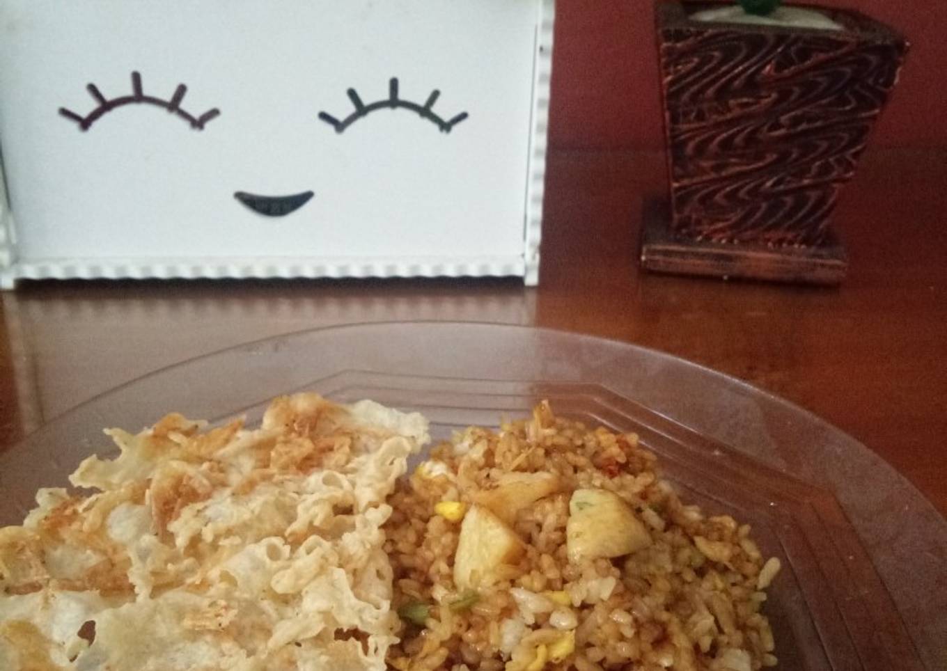 Resep Nasi goreng kampung bakso ikan Anti Gagal