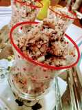 Granizado de peras con chocolate / IT. granita di pere con ciocc