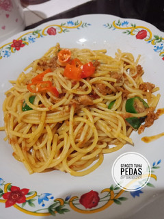 Foto resep Spageti Tuna Pedas