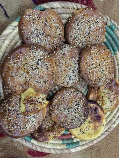 صورة لوصفة فطائر الذره الصفراء