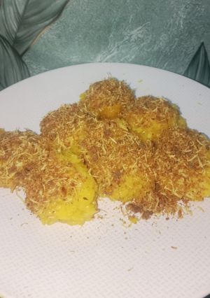 Foto resep Ketan Kuning Serundeng