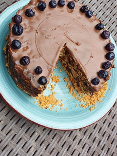 Una foto de 🥧 Tarta de galletas con chocolate 🍫 y nueces