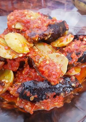 Foto resep Sambal asam durian salai lele