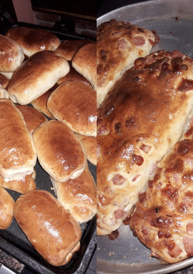 Una foto de Panes rellenos☺️