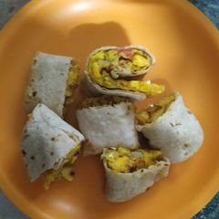 A picture of Chapati roll.