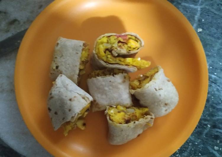 Recipe of Ultimate Chapati roll