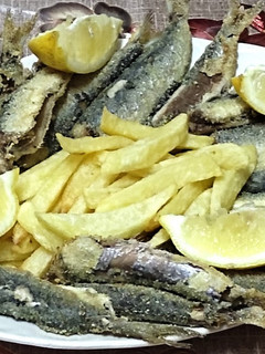 صورة لوصفة سردين مقلي مع لي فريت (بطاطا مقلية) 🐟🐟🐟
