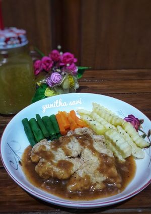 Foto resep Crispy Chicken Steak