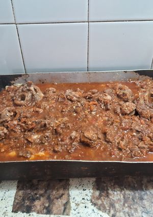 Una foto de Polenta con tuco exprés