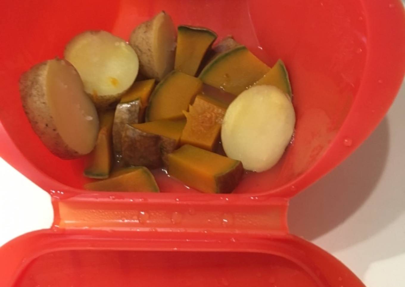 Papas y calabazas en (Lekue)