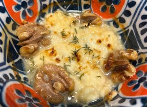 Foto di Feta al forno con miele e noci (in friggitrice ad aria)