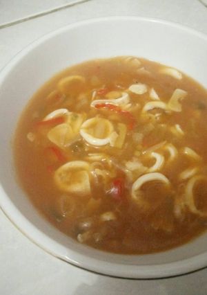 Foto resep Cumi saos padang