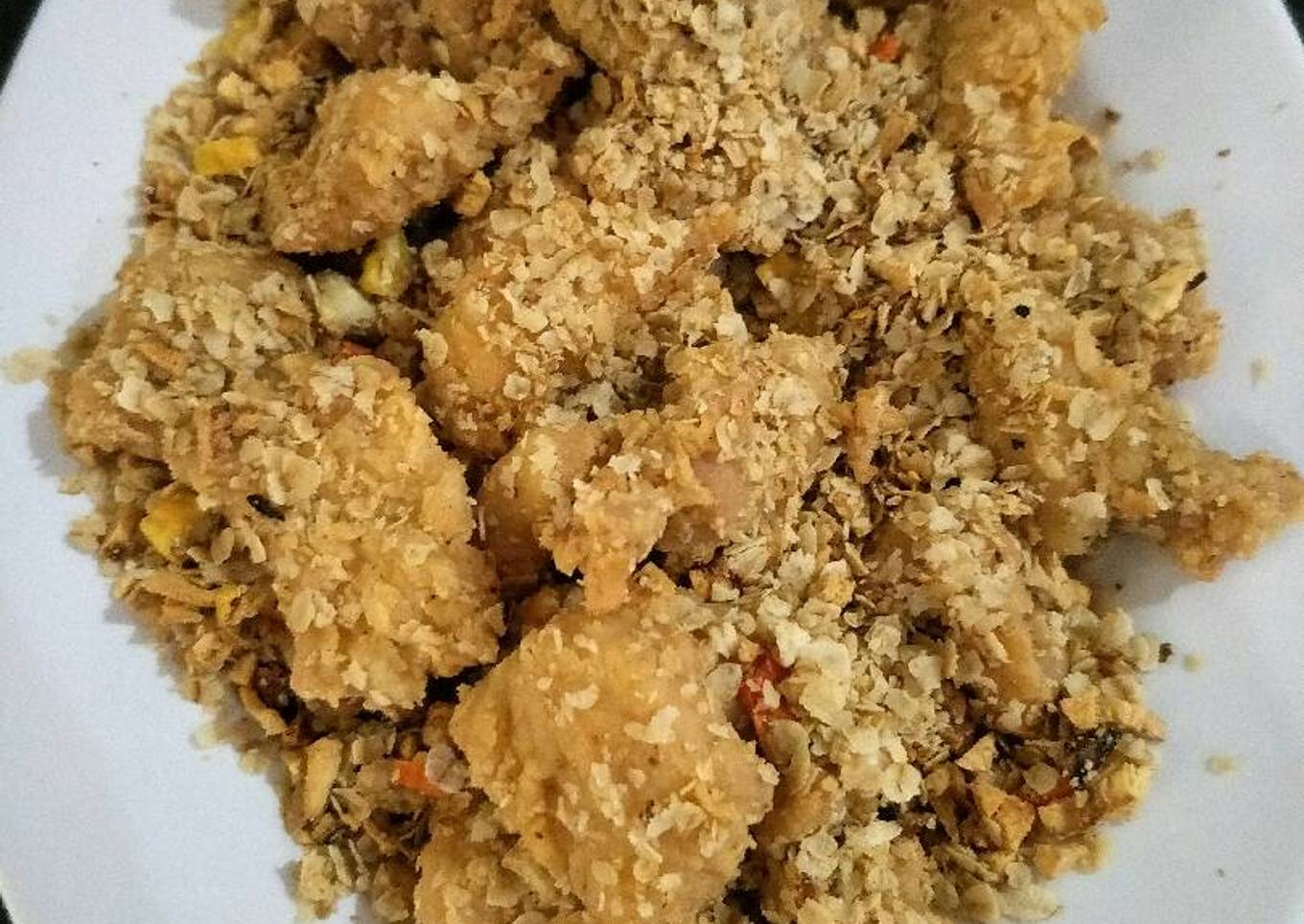 Ayam crispy lada gandum