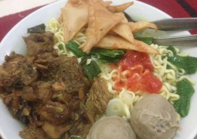 Resep Mie ayam rumahan Anti Gagal