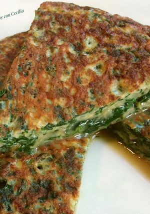 Foto principal de Tortilla de espinacas y cebolla