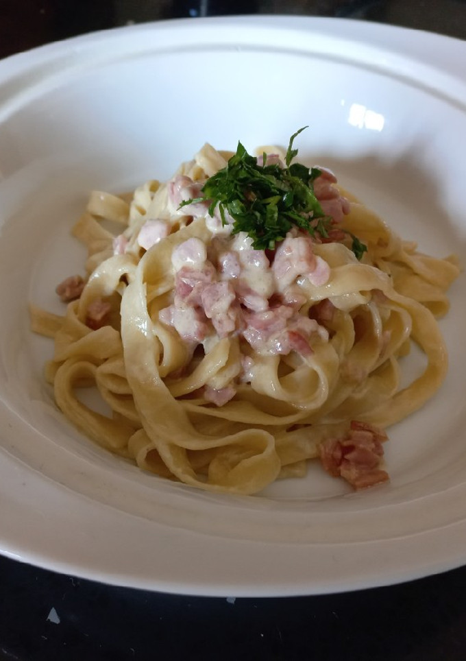 Una foto de Salsa alfredo