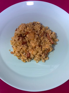 Una foto de Arroz con soja