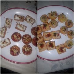 A picture of Biscuits canapes.