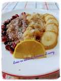Lomo con bananas al curry